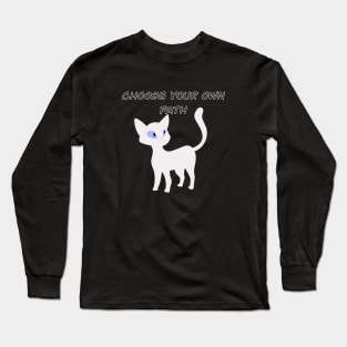 White Cat Long Sleeve T-Shirt